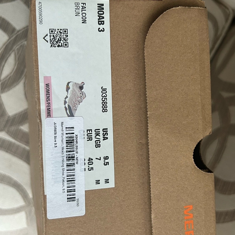 Merrell Moab 3 Falcon Athletic Shoes - Gray and Pink - Picture 8 of 8